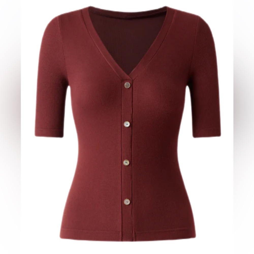 OGLmove Red faux button up top